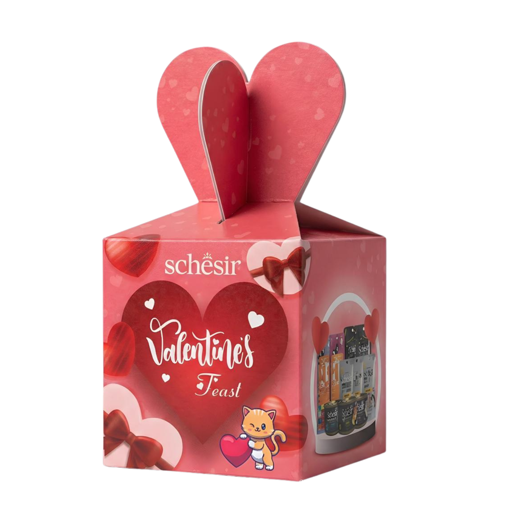 Schesir After Dark Valentine Feast'26 Gift Pack for Cats