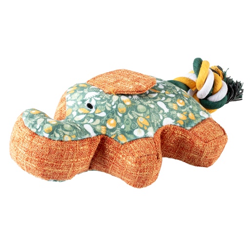 Duvo+ Plush Elephant Retro Green - Dog Toy  24x11x5cm 