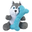 Duvo+ Plush duo husky + bone Multicolour - Dog Toy 22x19x8cm  