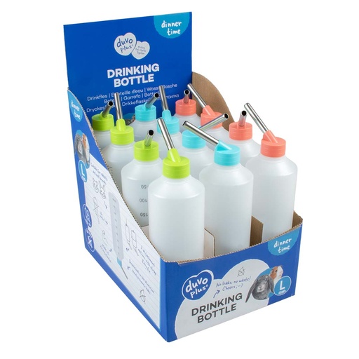 Duvo+ Drinking Bottle Mixed Colors 450ml 