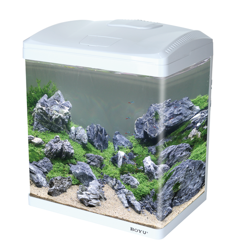 Boyu Aquarium EC-Series(Without Cabinet)[Color - White,Dimension - 382x261x450mm]     