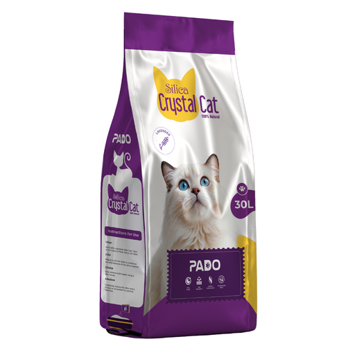 Pado Silica Crystal Cat Litter 30L - Lavender