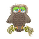 Duvo+ Canvas Owl 20X18Cm