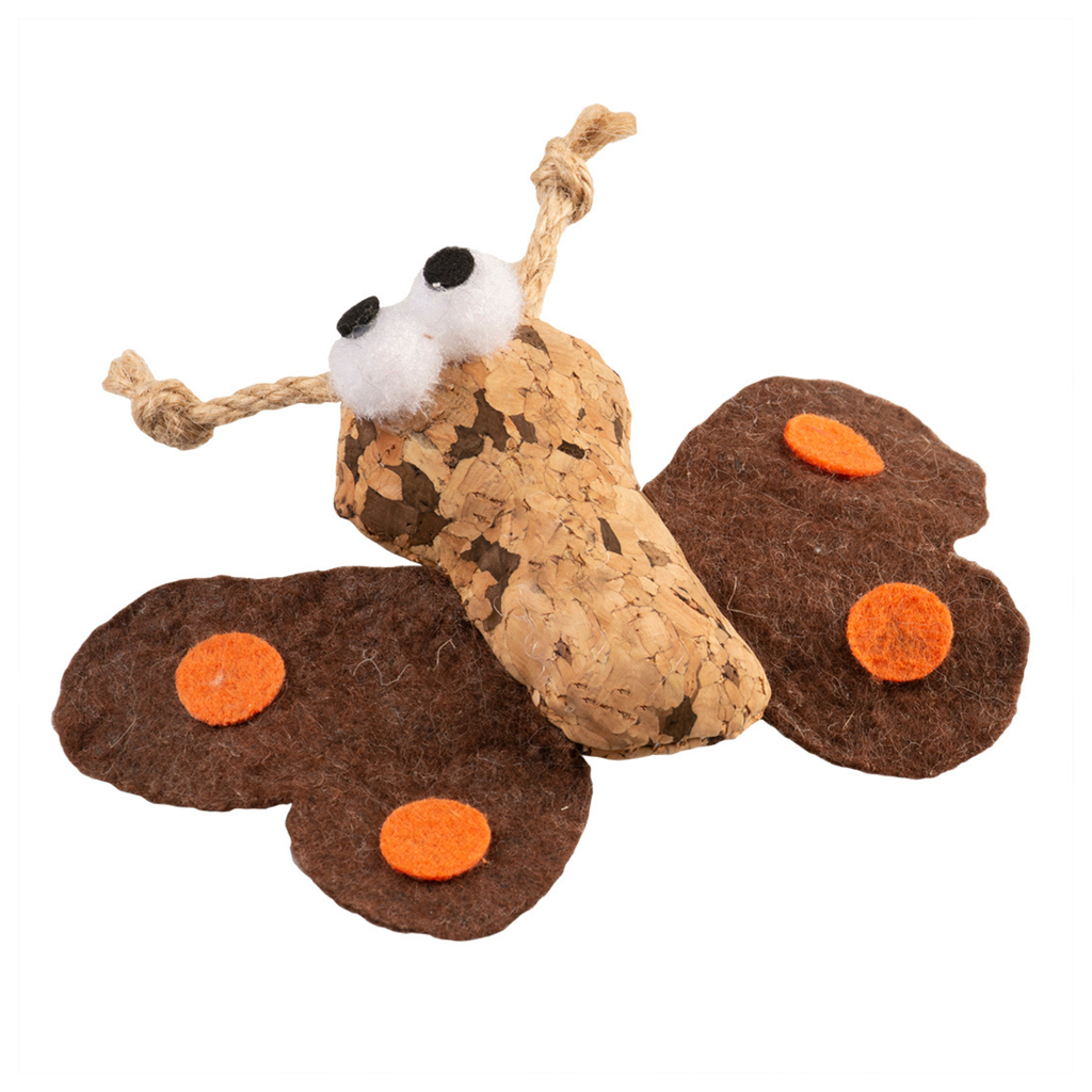 Duvo+ Cork Butterfly 10X12X3Cm Brown