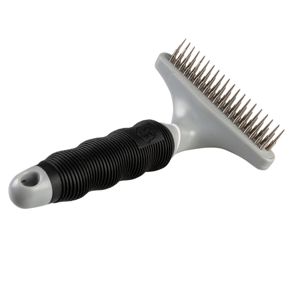 Duvo+ Dematting Rake 37 Pins Black/Grey
