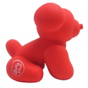 Duvo+ Latex Balloon Pug 9.5X6X8.5Cm Red 