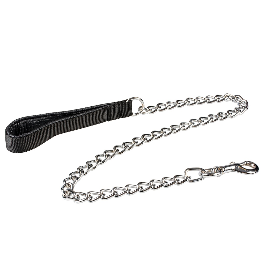 Duvo+ Lead Chain Padded Handle 50Cm/4mm Black