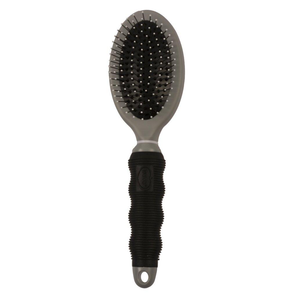 Duvo+ Metal Pin Brush Large Black/Grey
