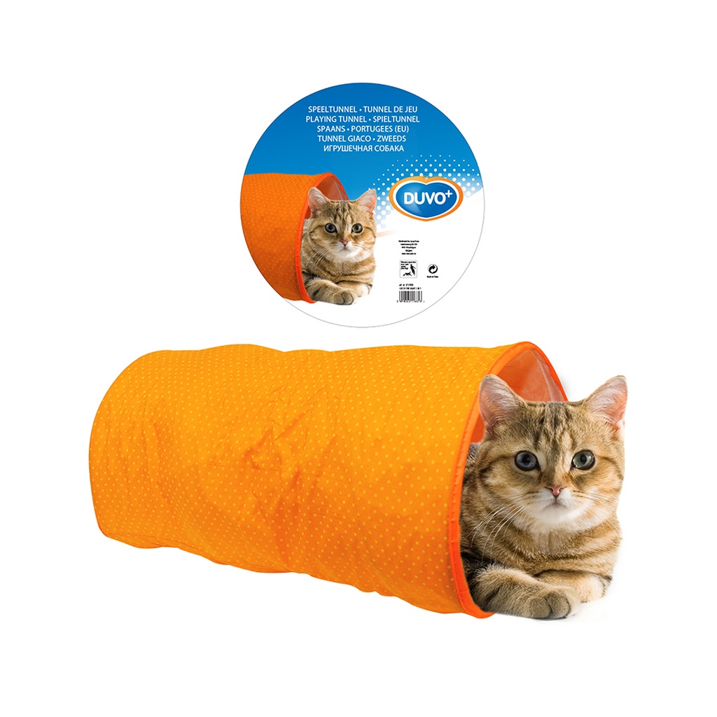 Duvo+ Play Tunnel 50X25X25cm Orange