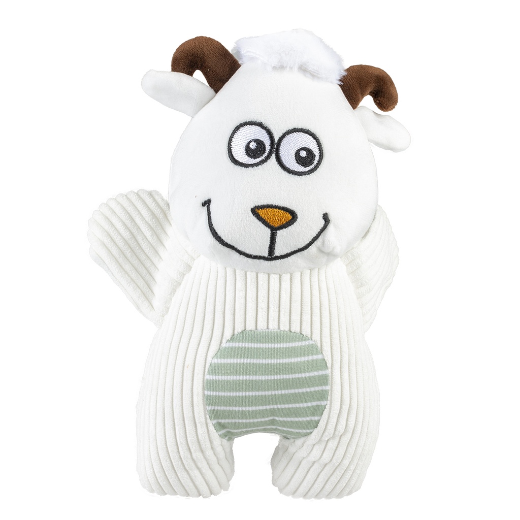 Duvo+ Plush Sheep Corduroy 25X12X6cm Multicolour
