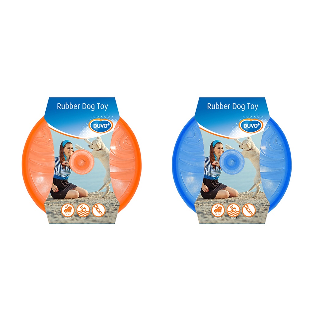 Duvo+ Tpr Flash Frisbee 20cm Orange/Blue