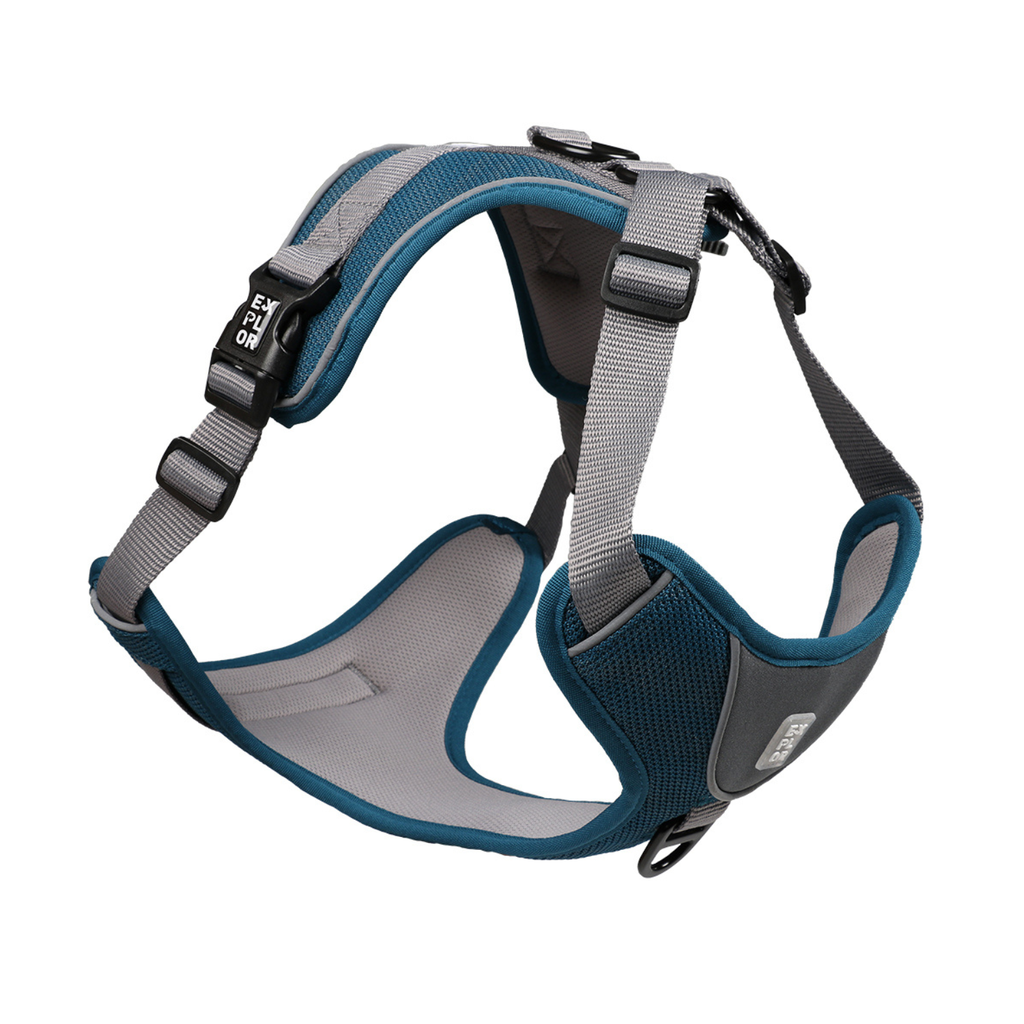 Duvo+ Ultimate Fit No-Pull Harness Classic L - 48-58Cm - 58- 81cm Petrol Blue