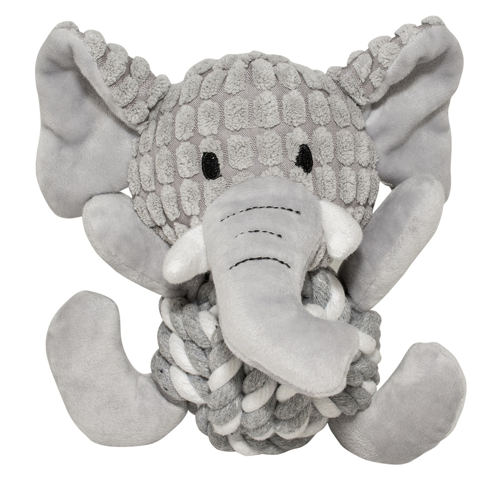 Duvo+ Zoo Friends Elsa Elephant Ball 18X19X12Cm Grey