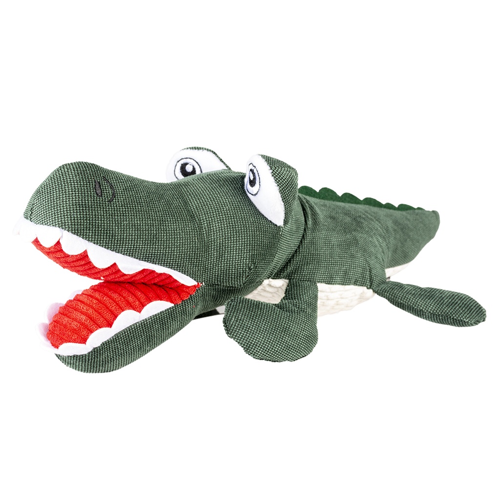 Duvo+ Plush Alligator Jaw M - 34X10X11,3Cm Green/White