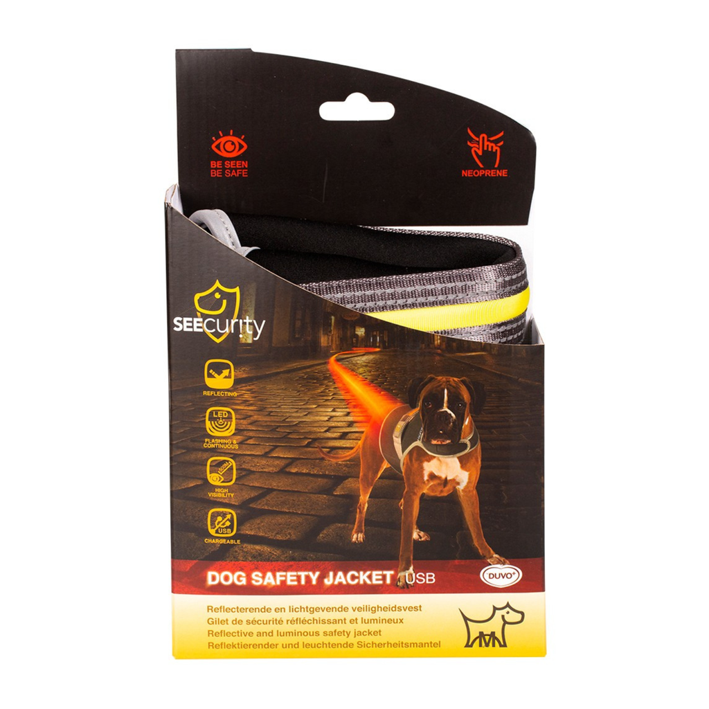 Duvo+ Safety Jacket Fluo Flash Medium Black