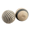 Duvo+ Rope Balls 2Pc - 4x4x4cm Grey