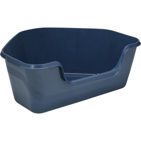 Moderna Hy Fit Cat Litter Box- Blue Berry, L 66 x W 55 x H 25.4 cm 