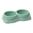 Moderna Double Smarty Bowl 32.8 x 18.1 x 7.09 cm-2x645ml-Green
