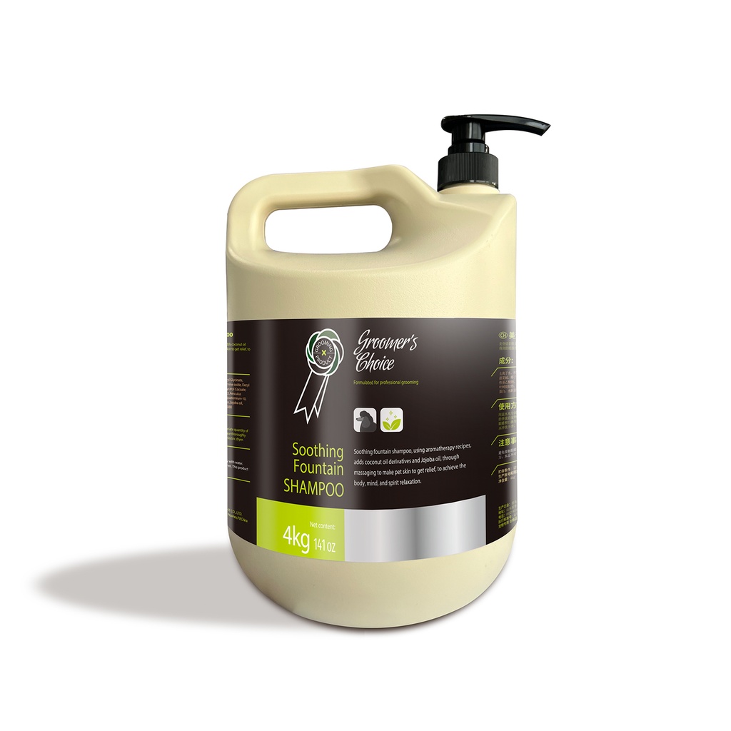 Groomers Choice Soothing Fountain Shampoo For Dogs - 4kg
