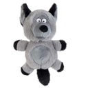 Duvo+ Plush Wildlife Coyote Crackle Dog Toy 20x13x33cm - Grey  