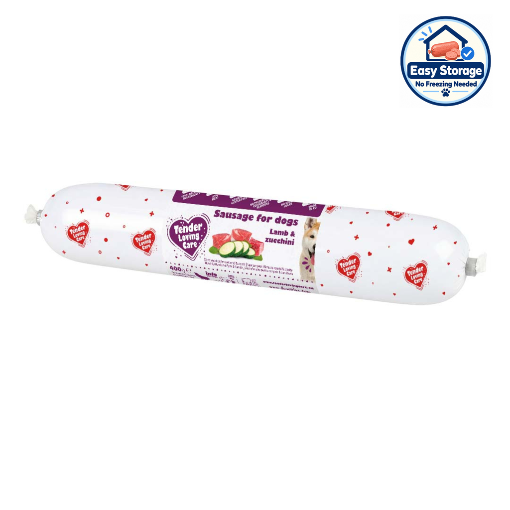 Duvo+ Sausage For Dogs - 400g [Lamb & Zucchini] 