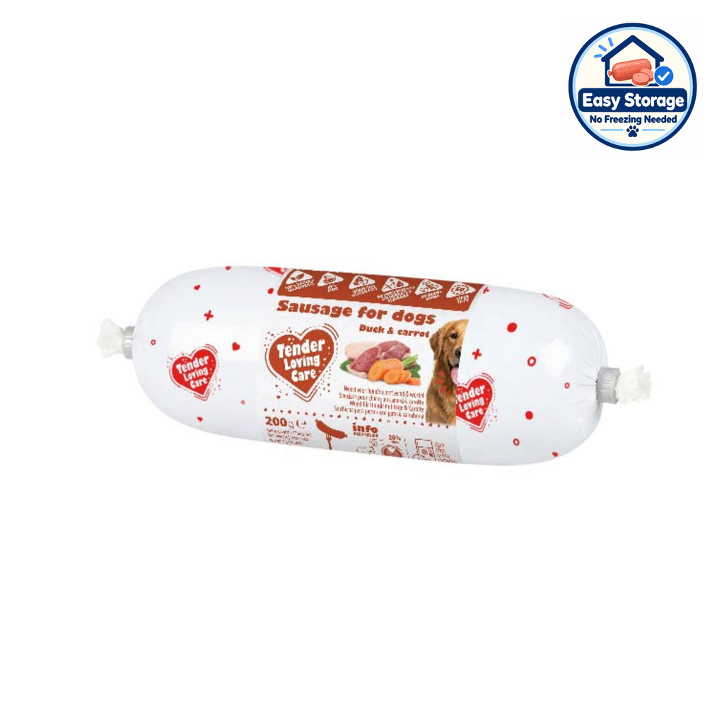 Duvo+ Sausage For Dogs - 200g [Duck & Carrot] 
