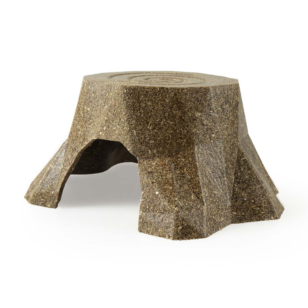 Duvo+ Garden Bites Veggie Nibble Tree Stump - Brown Color [180g] 