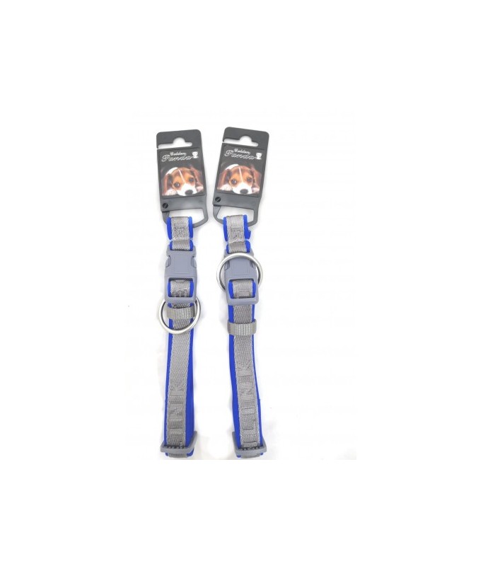 Golden Panda Dog Collar[Color - Blue, Length - 15mm x 30-40cm]