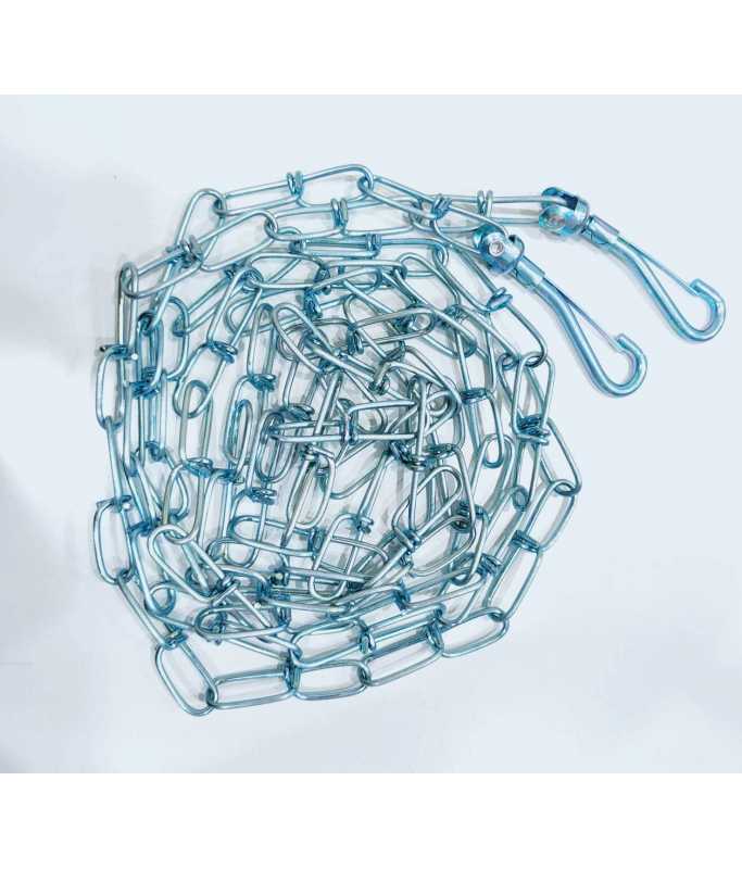 Pado Dual Clasp Zincification Tie-Out Chain[Dimension - 2.5mm x 300cm]
