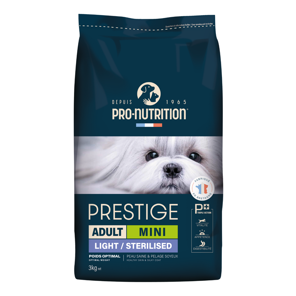 Pro nutrition Prestige Dog Adult Mini Light Sterilised 3Kg