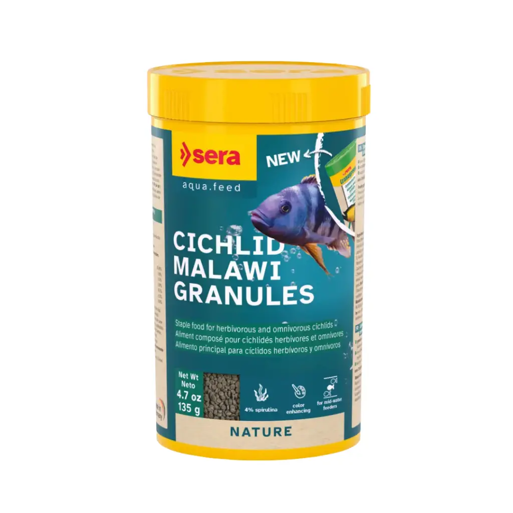 Sera Chichlid Malawi Granules(Granugreen)-250ml (135g)