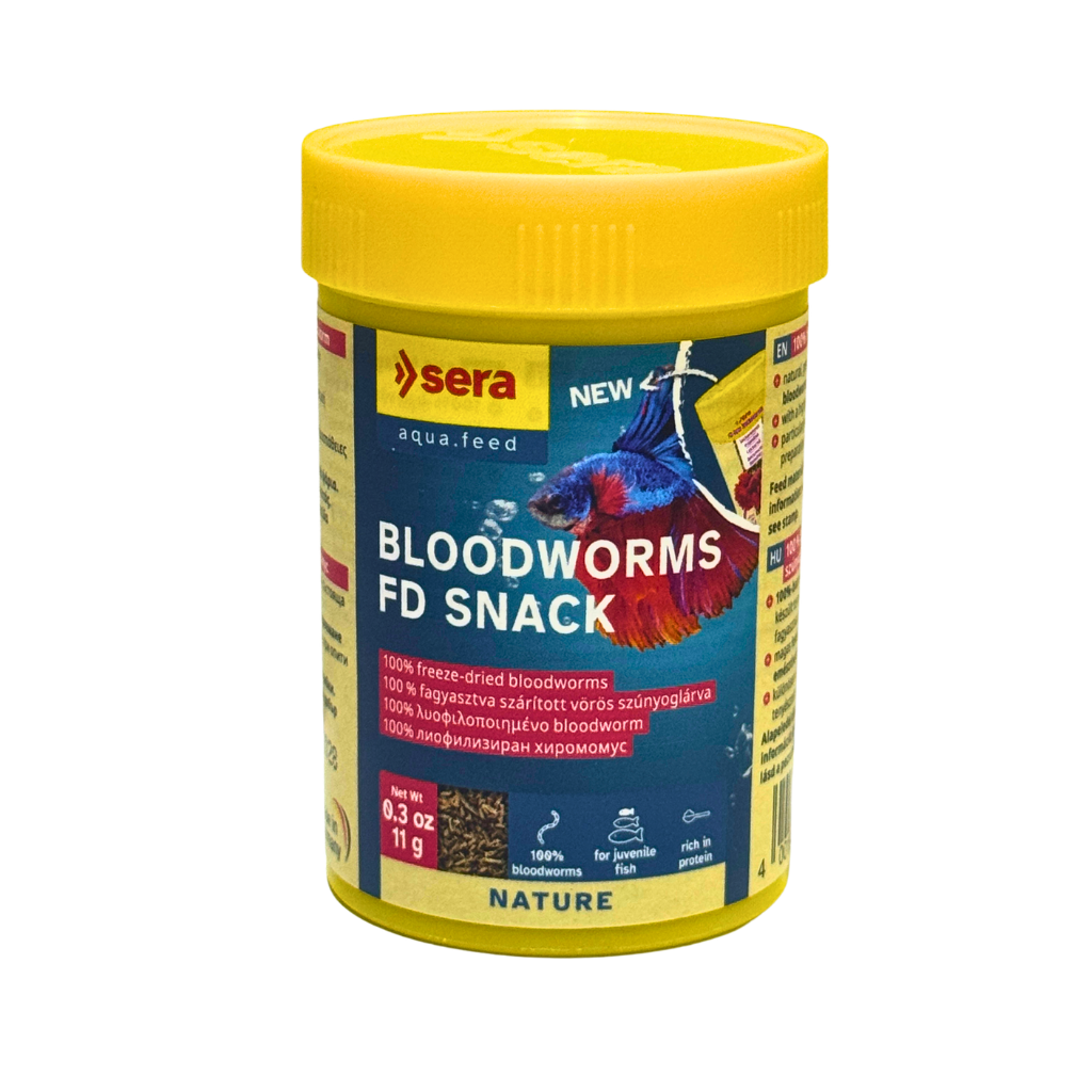 Sera FD Bloodworms Nature[Volume - 100ml, Weight - 9 g]
