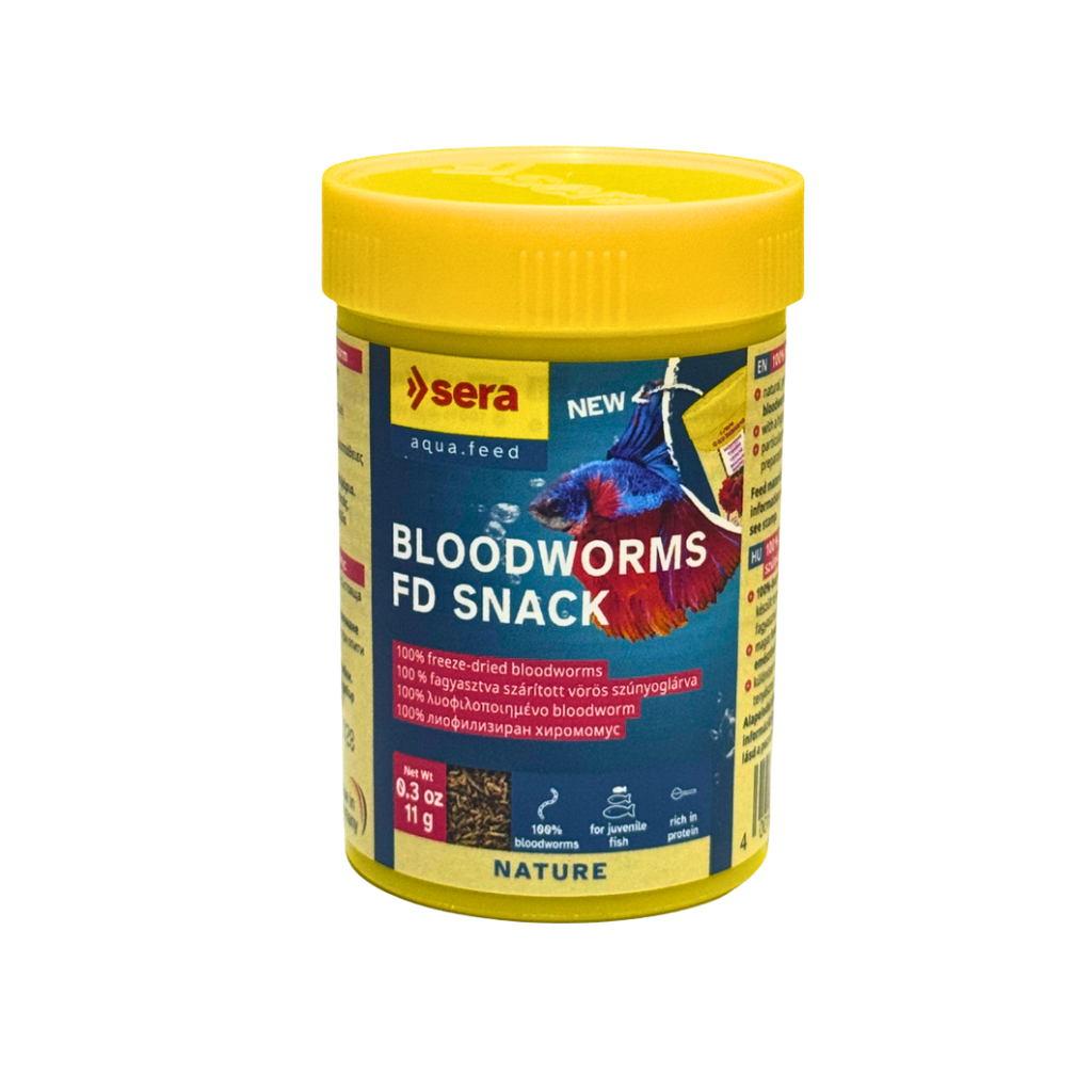 Sera FD Bloodworms Nature[Volume - 100ml, Weight - 9 g]