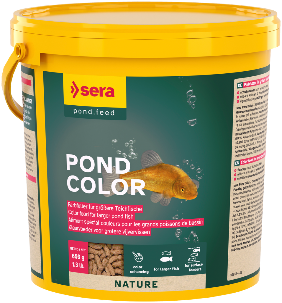 Sera Pond Color Sticks Nature[Volume - 3800 ml, Weight - 600g]
