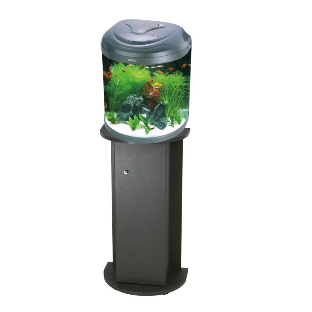 Boyu Aquarium+Cabinet [BYG-26] Half Moon 382Lx257Wx473H(mm)