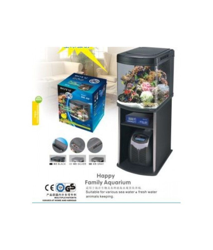 Boyu Marine Aquarium With Cabinet 520Lx580Wx630H(Mm)[Hs-62]