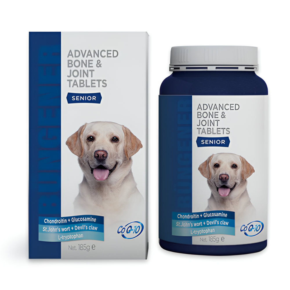 Bungener Advanced Bone & Joint Tablets For Dogs-Senior-185g [Weight - 185g]