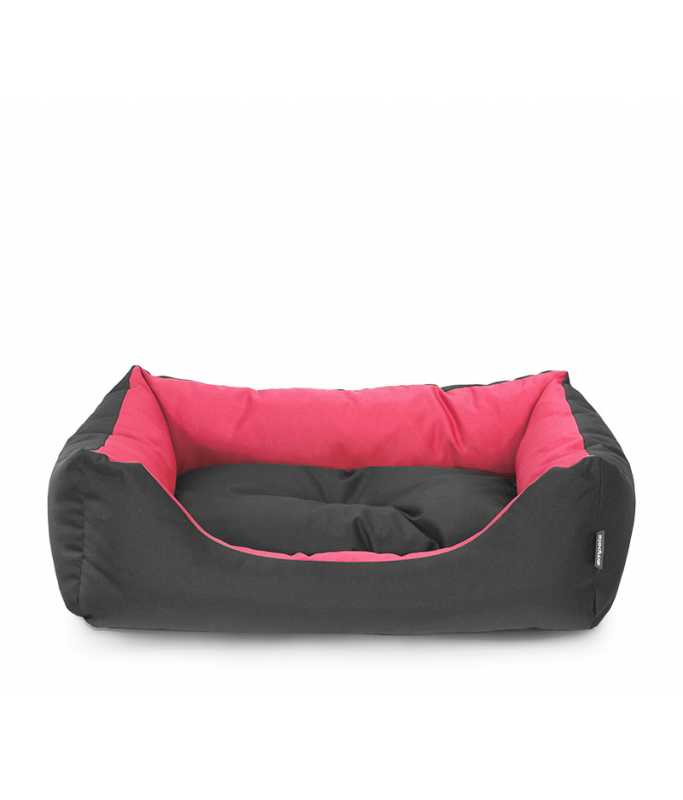 Empets Couch Bed Basic Duo[Dimension - 55x42x16cm, Color - Pink & Black]