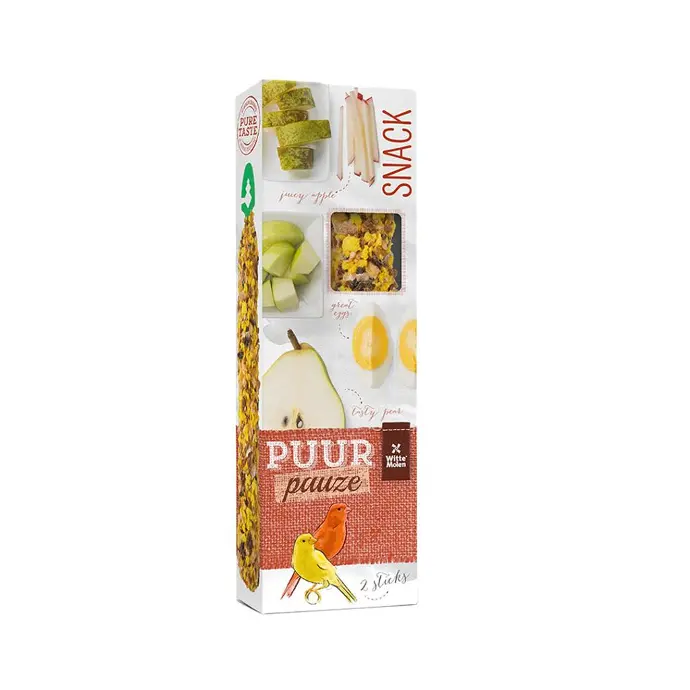 Witte Molen Puur Pauze Canary Sticks Apple & Pear[Weight - 60g]