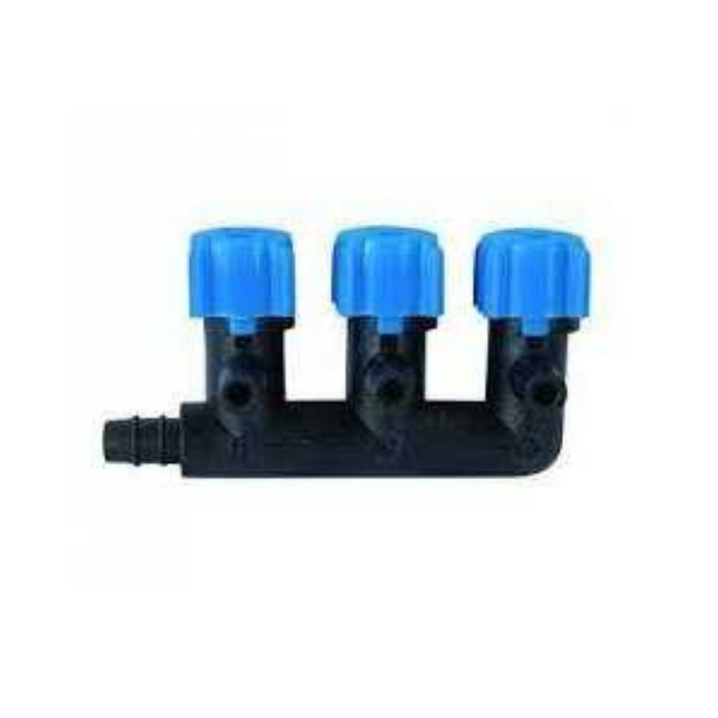 KW Zone 3 Way Plastic Joint Valve