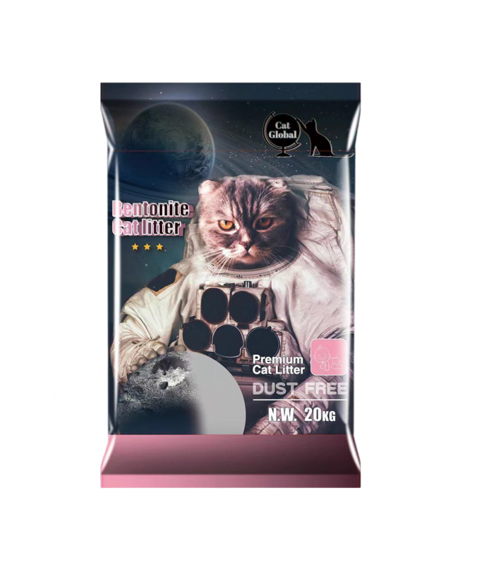 Cat Global Premium Bentonite Cat Litter 20kg[Flavor - Baby Powder]