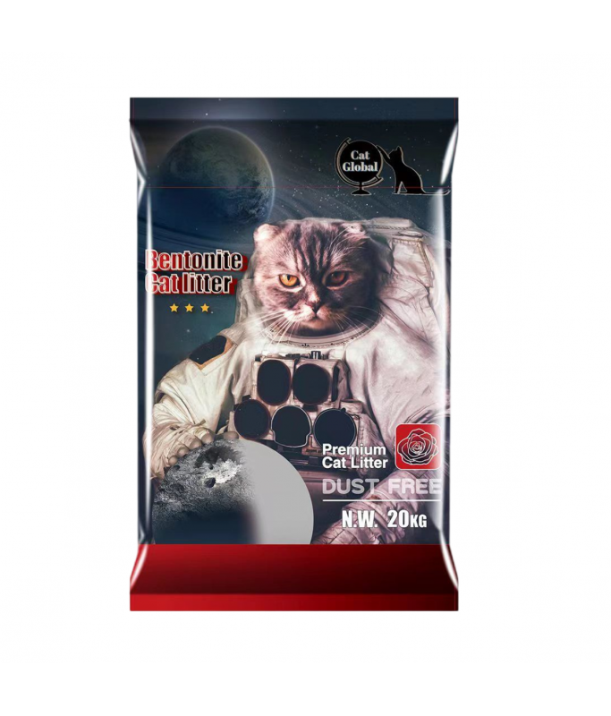 Cat Global Premium Bentonite Cat Litter 20kg[Flavor - Rose]