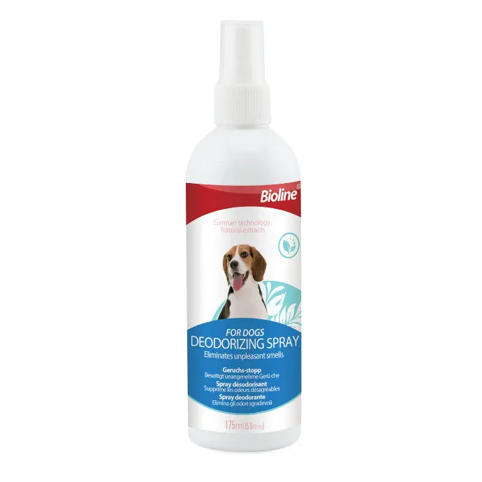 Bioline Deodorizing Dog Spray  [Volume - 175ml, Weight - 250g]