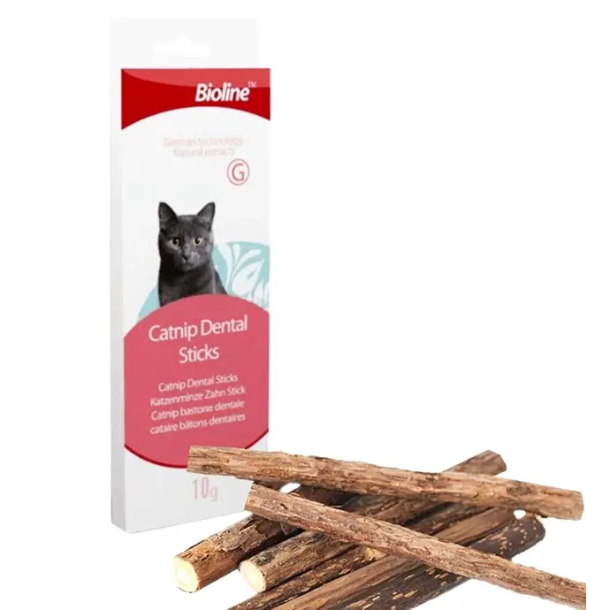 Bioline Catnip Dental Sticks [Weight - 10g]