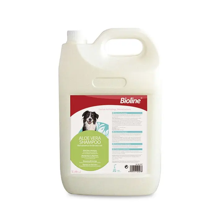 Bioline Aloe Vera Dog  Shampoo [Volume - 5L, Weight - 6kg]