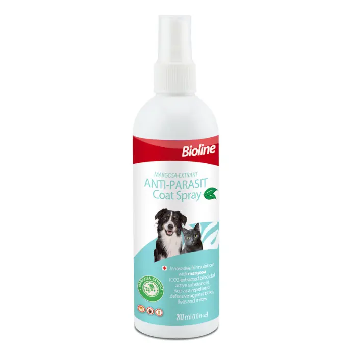 Bioline Anti-Flea and Tick Spray 207 ml[Volume - 207ml, Flavor - Margosa]