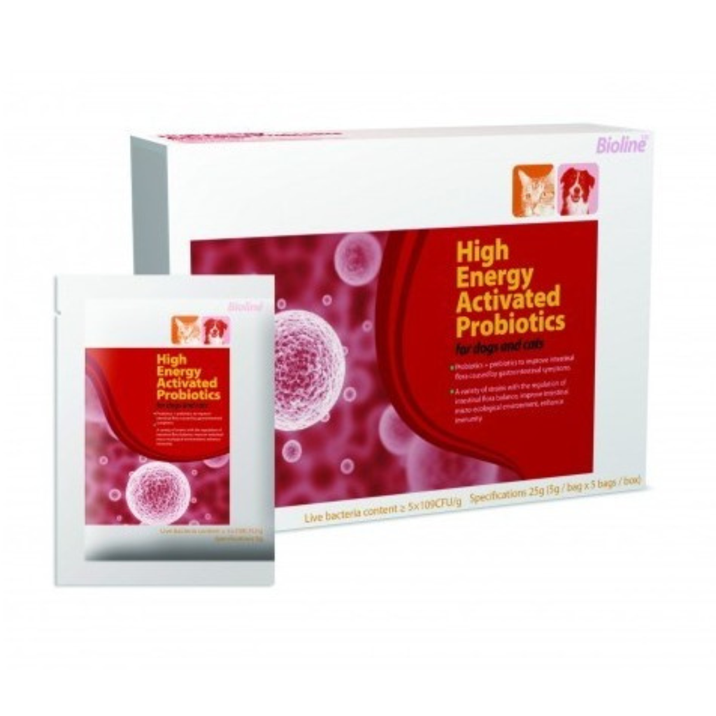Bioline Activated Probiotics For Dogs & Cats [Weight - 25g]