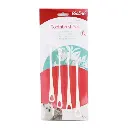 Bioline Toothbrush Set For Cats & Puppy 4 Pcs[Count - 4, Length - 15.5cm]