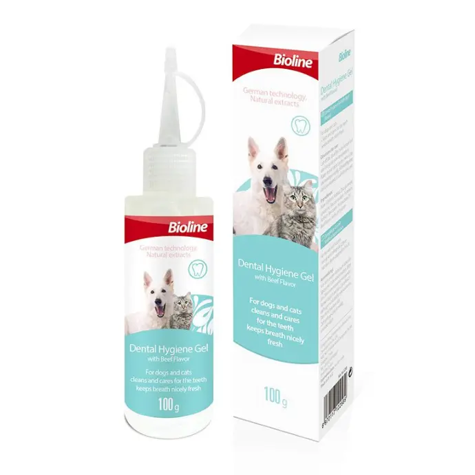 Bioline Dental Hygienegel  For Cats & Dogs 100g[Weight - 100g]