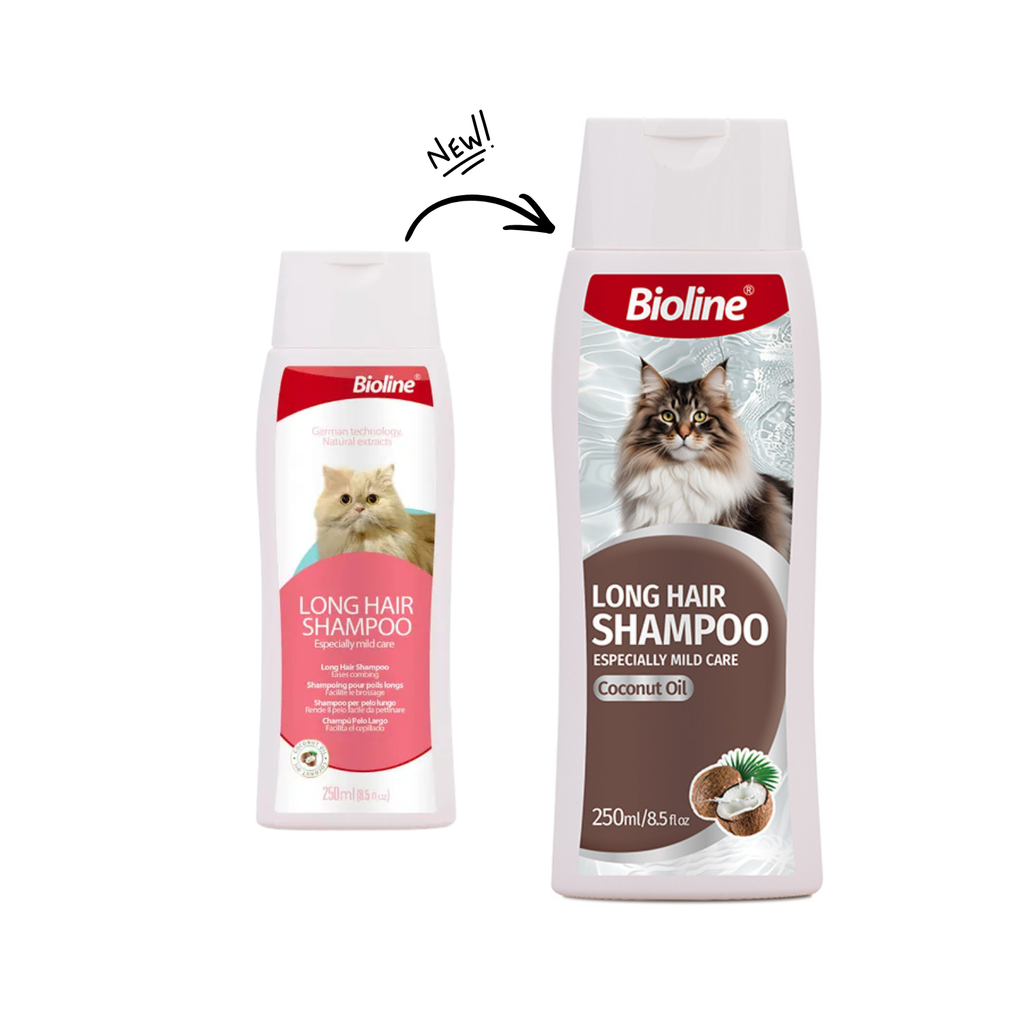 Bioline Long Hair Shampoo Cat-250ml [MOQ 3PCS]
